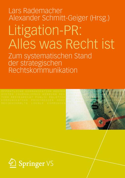 Produktbild Litigation-PR: Alles was Recht ist (Deutsch, 2012)