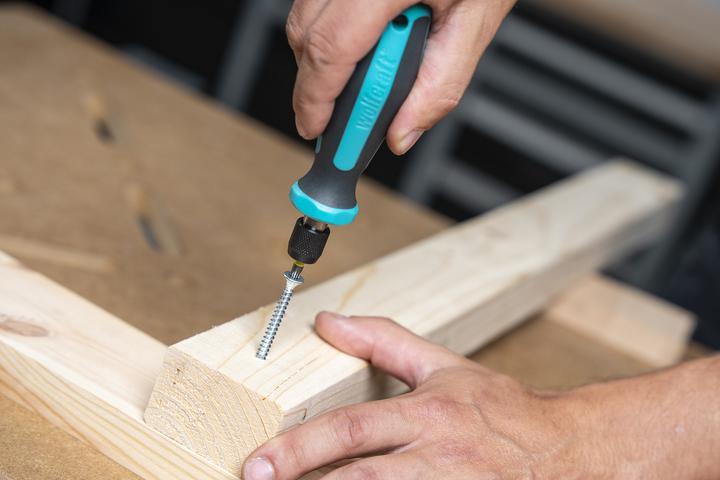 Produktbild wolfcraft 1 Handschraubendreher mit Bitaufn. 138mm (Innensechskant)