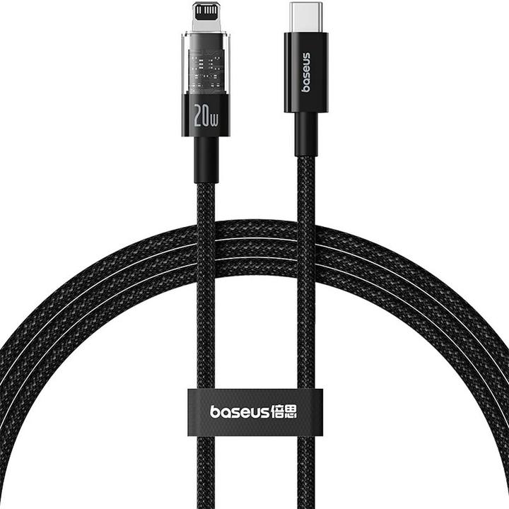Produktbild Baseus Gem USB-C zu iP Schnellladekabel 1 m 20 W Schwarz (1 m, 20 W)