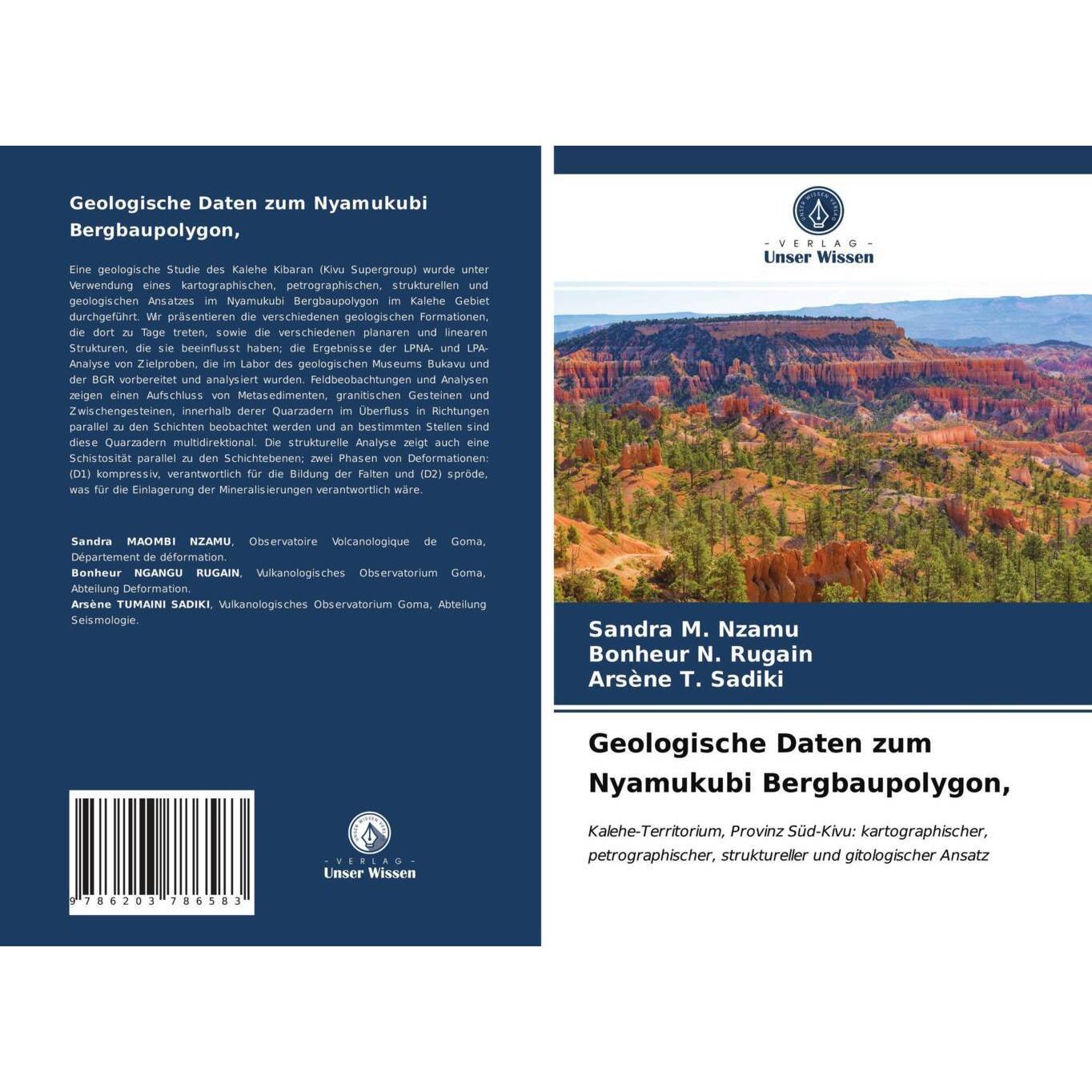 Geologische Daten zum Nyamukubi Bergbaupolygon, Fachbücher von Arsène T. Sadiki, Sandra M. Nzamu, Bonheur N. Rugain
