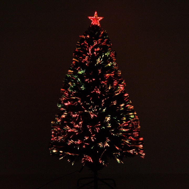 Produktbild Homcom Weihnachtsbaum inklusive Metallständer (150 cm)