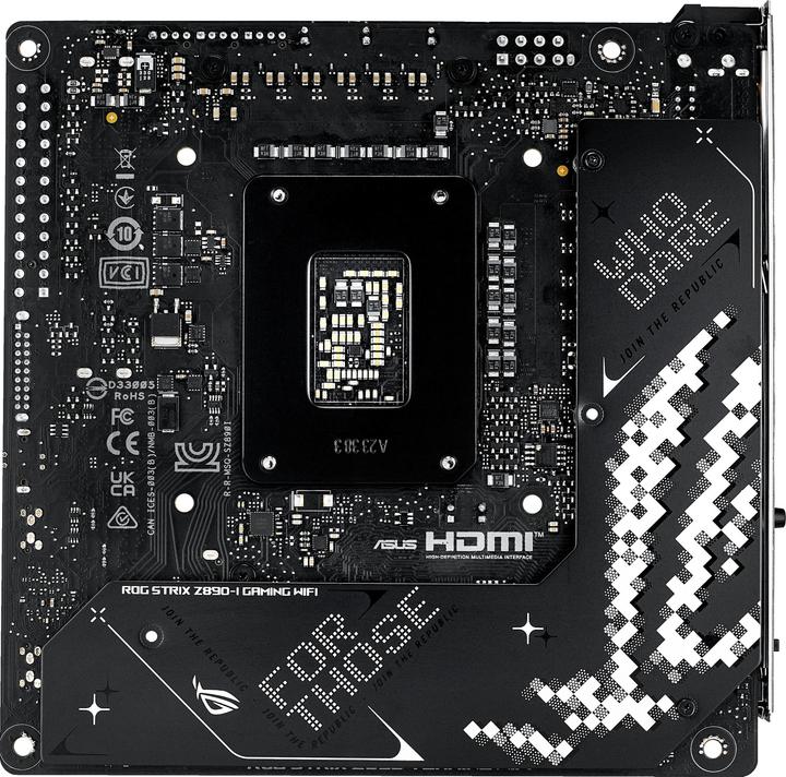 Image du produit ASUS ROG STRIX Z890-I GAMING WIFI (LGA 1851, Intel Z890, Mini-ITX)