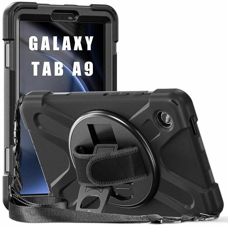 Thumbnail - eSTUFF AUSTIN Defender Case Samsung (Galaxy Tab A9+), Tablet Hülle, Schwarz