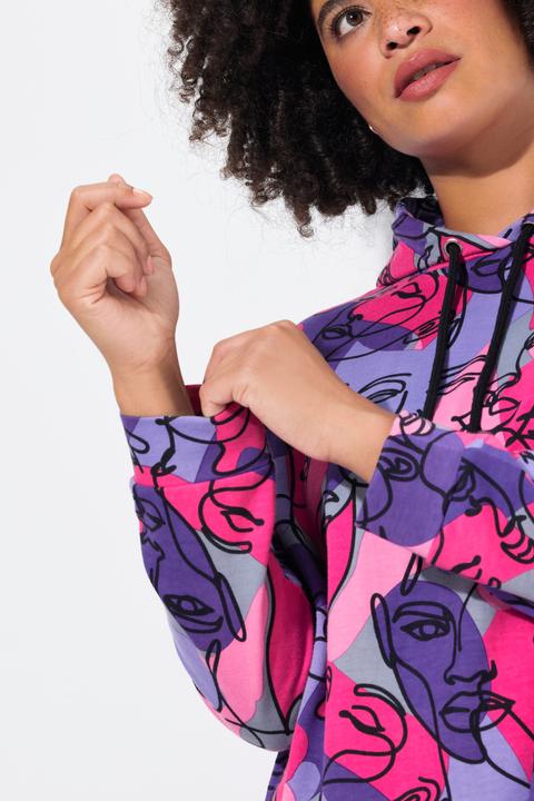 Produktbild Angel of Style Hoodie, Gesichter-Print, Kapuze (42, 44)