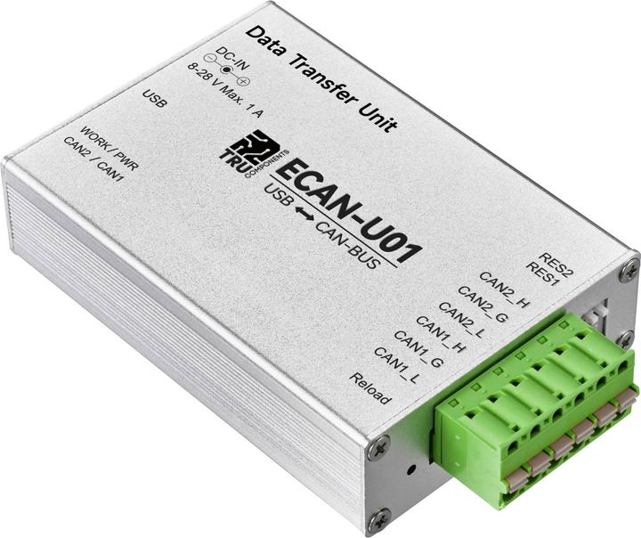 Image du produit Tru Components TC-12626060 TC-ECAN-U01 CAN Umsetzer USB, CAN Bus 5 V/DC 1 St.