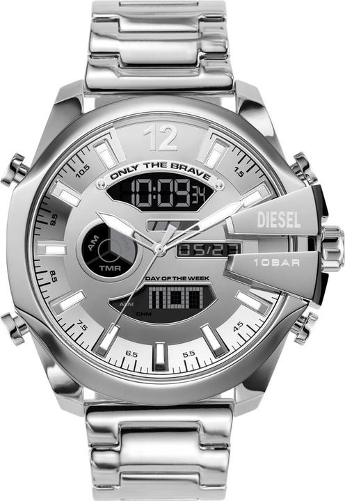 Diesel Mega Chief (Orologio da polso analogico, Orologio digitale, 51 mm)