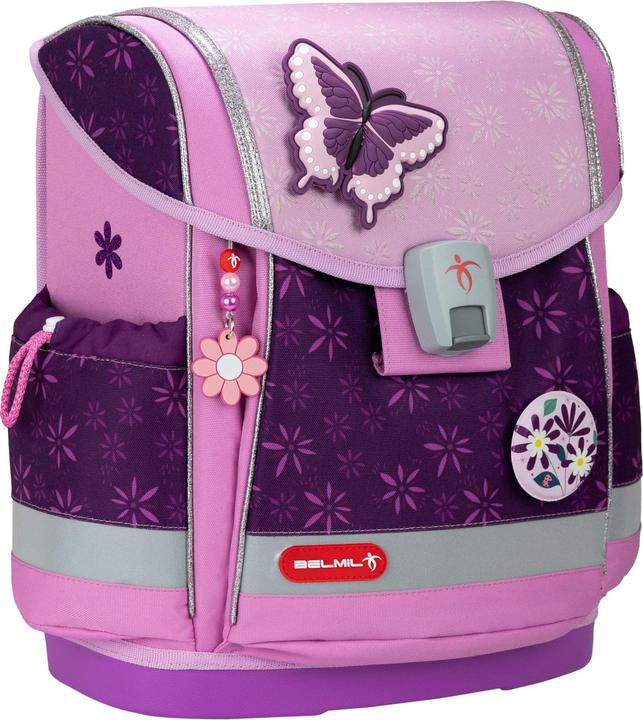 Actual product image Belmil Classy Plus ergonomisches Schulranzenset 5tlg. "Purple Sprin (19 l)