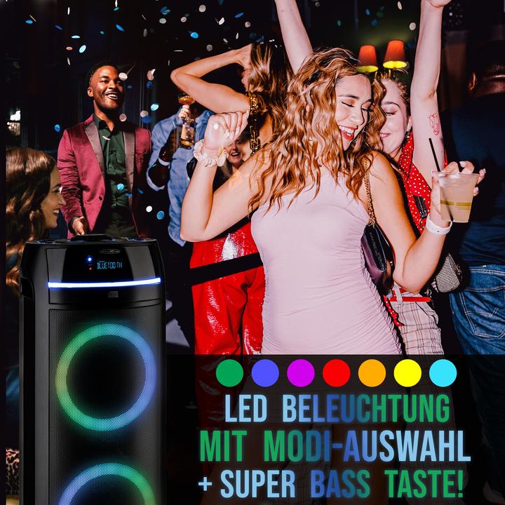 Produktbild Reflexion Bluetooth-Lautsprecher mit CD (10 h, Netzbetrieb, Batteriebetrieb)