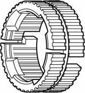 Productafbeelding Shimano Remschild voor SG-3C40 (Shimano, Gesinterd metaal)