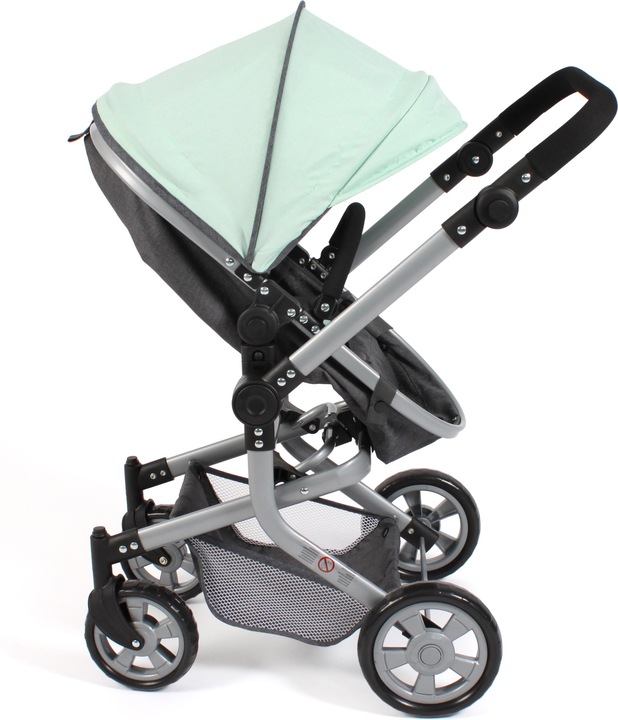Actual product image Bayer Chic 2000 Combi doll carriage MIKA melange anth-mint