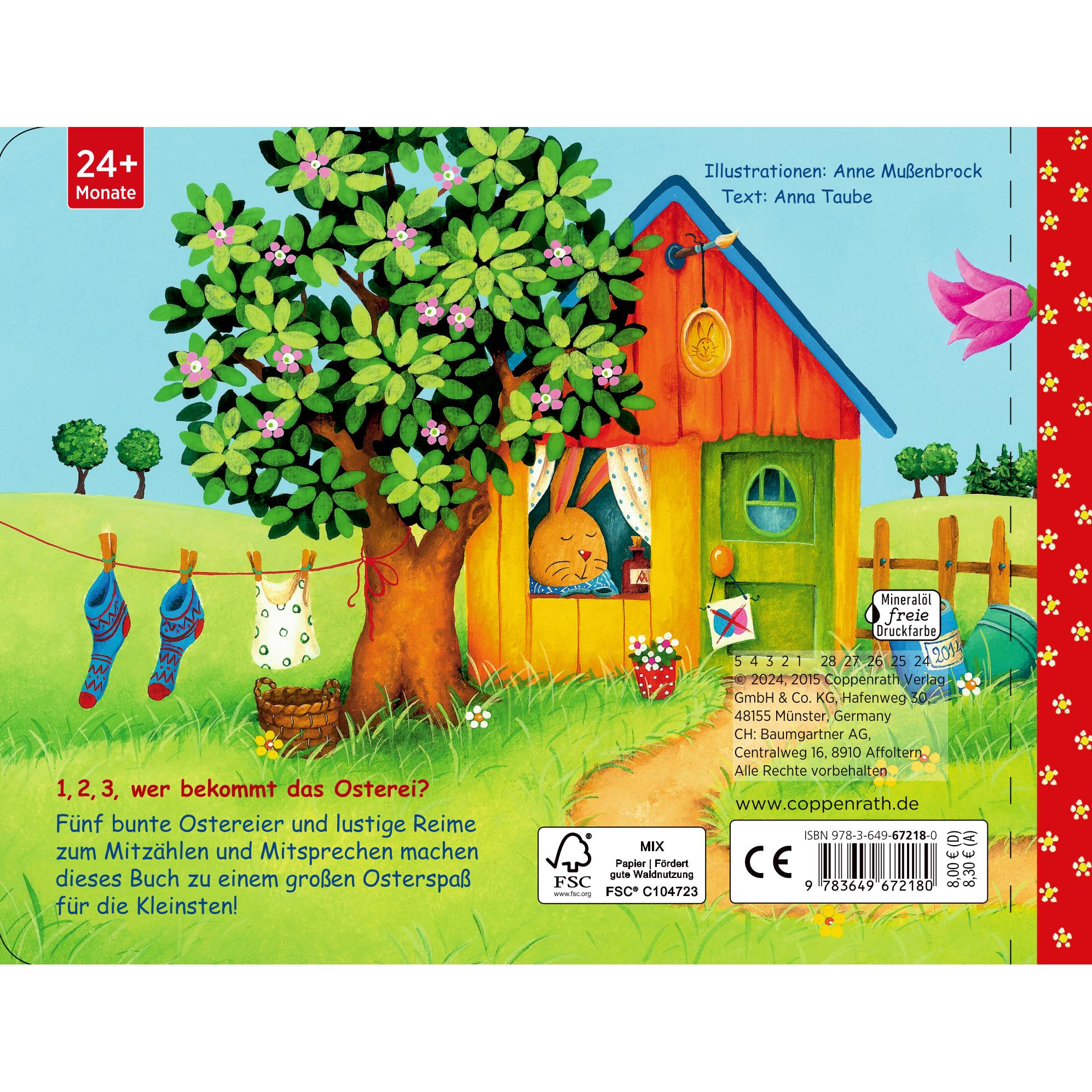5 Ostereier für die Feier, Kinderbücher von Anna Taube, Anne Mussenbrock