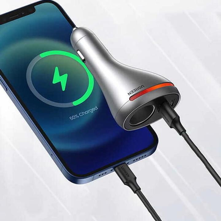 Image du produit Ugreen CD204 Chargeur de voiture avec prise allume-cigare 12V