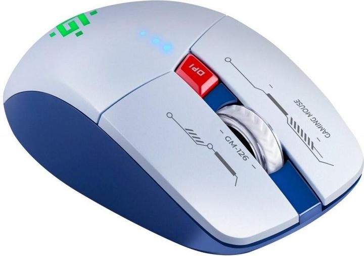 Actual product image Defender MYSZ GM-126 TISA RF+BT OPTIC 1600dpi 6P BIAŁA (Wireless)