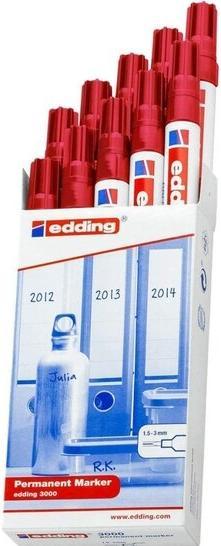 Produktbild Edding Permanentmarker 3000 (10 x)