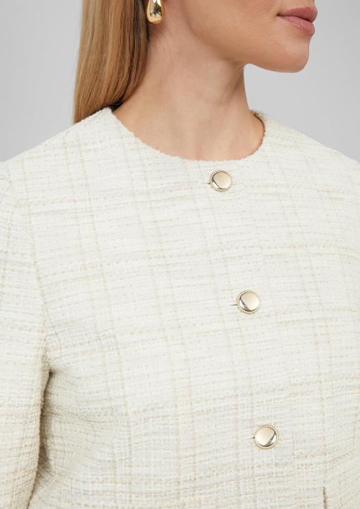 Produktbild S.Oliver Indoor-Jacke Eleganter Bouclé-Blouson mit Glitzergarn (46)