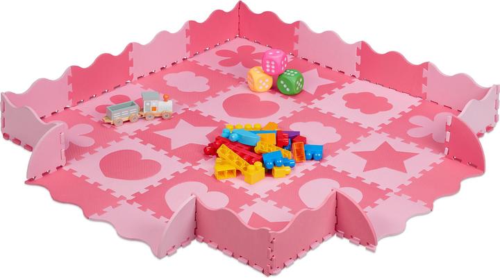Image du produit Relaxdays Tapis-puzzle (31,5 x 31,5 x 1 cm)