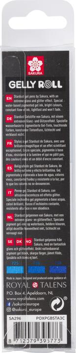 Image du produit Sakura GELLY ROLL - Gelschreiber ”Stardust Glitter” (Multicolore, 3x)