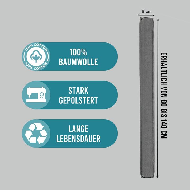 Actual product image Weck Magnetischer Tür-Zugluftstopper, 90 cm