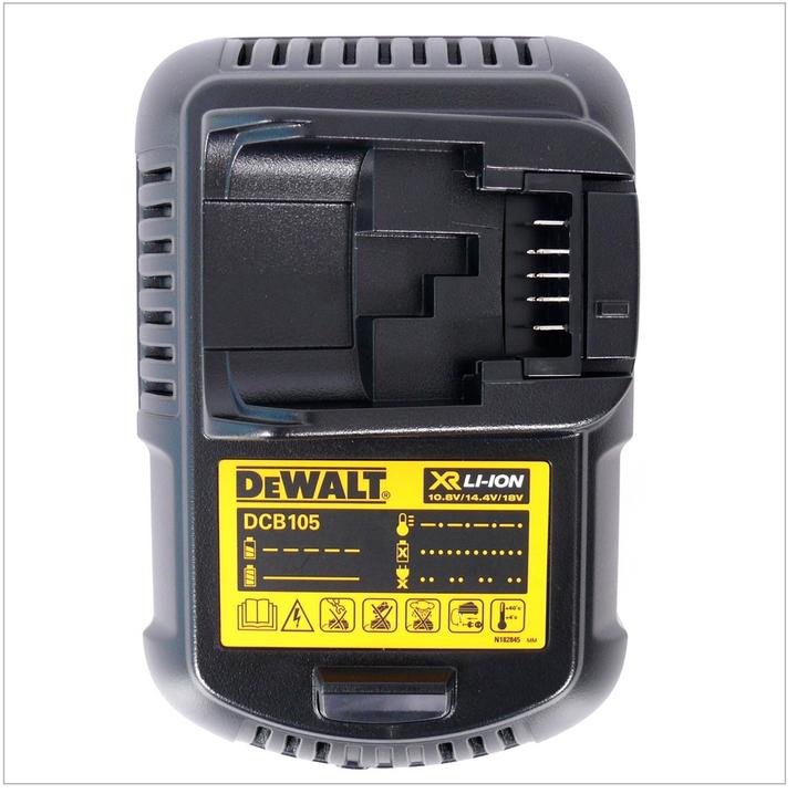 Image du produit DeWalt Starter Kit DCB115D2QW 18 V: 2x Batteries DCB 183 2 Ah + 1x Chargeur DCB 115 (18 V)