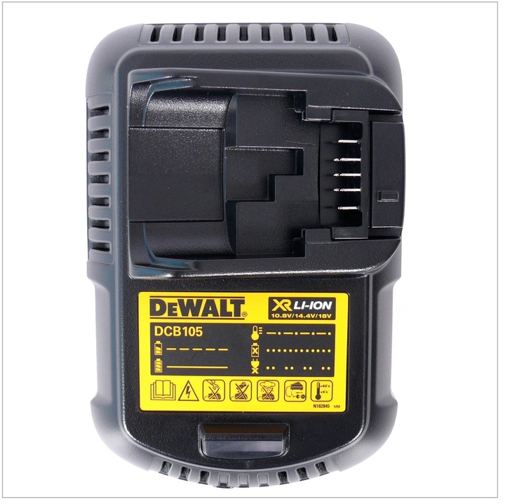 Image du produit DeWalt Starter Kit DCB115D2QW 18 V: 2x Batteries DCB 183 2 Ah + 1x Chargeur DCB 115 (18 V)