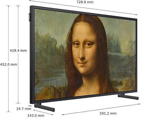 Produktbild Samsung The Frame QE32LS03BBU (32", LS03B, QLED, Full HD, 2022)