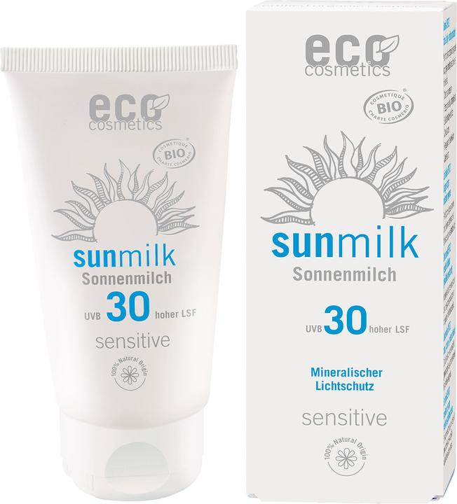 Image du produit Eco Cosmetics Lait solaire Sensitif (Lait solaire, SPF 30, 75 ml)