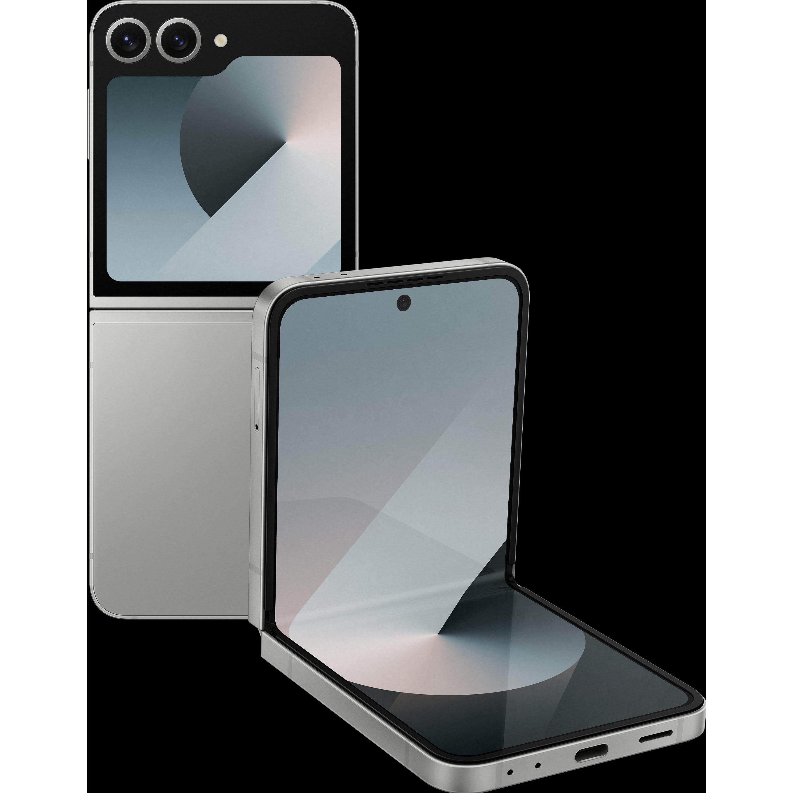 Samsung Galaxy Z Flip6 (512 GB, Silver Shadow, 6.70", SIM + eSIM, 50 Mpx, 5G), Smartphone, Silber
