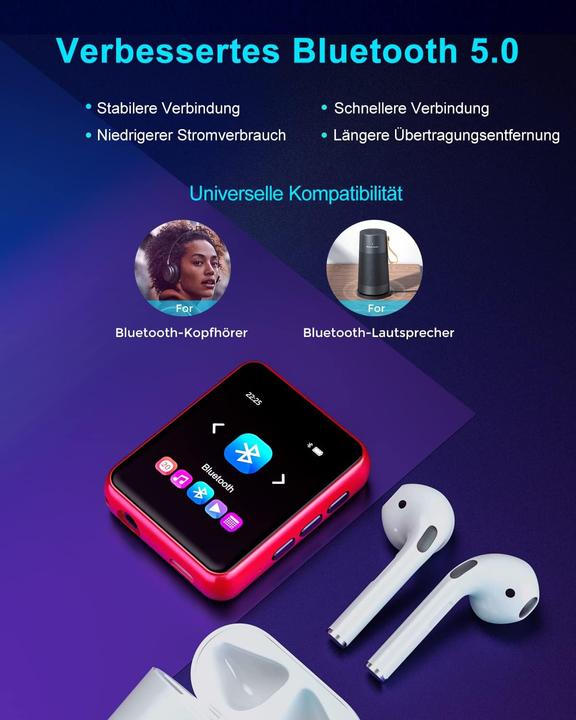 Image du produit Joliker Lecteur MP3 Bluetooth 32 Go (32 Go)