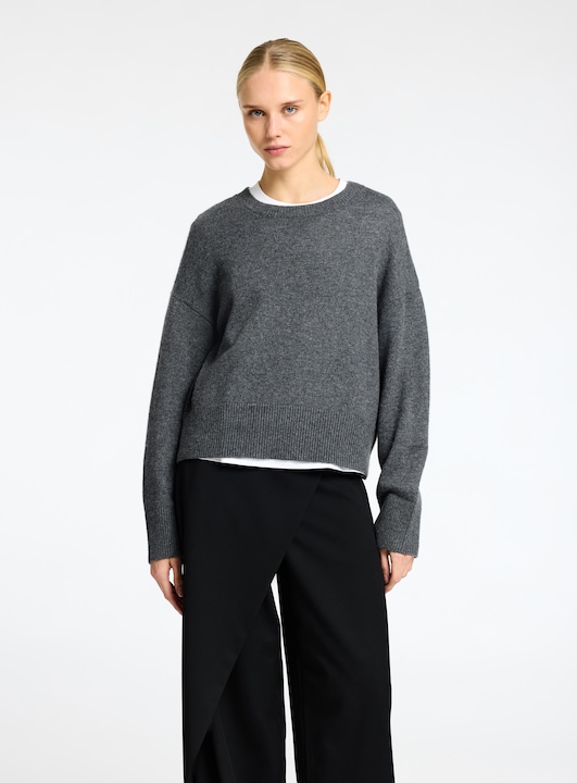 Actual product image Selected Femme Slflara Ls Knit O-Neck Bf (XXL)