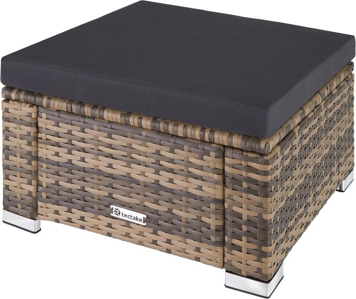 Produktbild tectake Rattan Sitzhocker