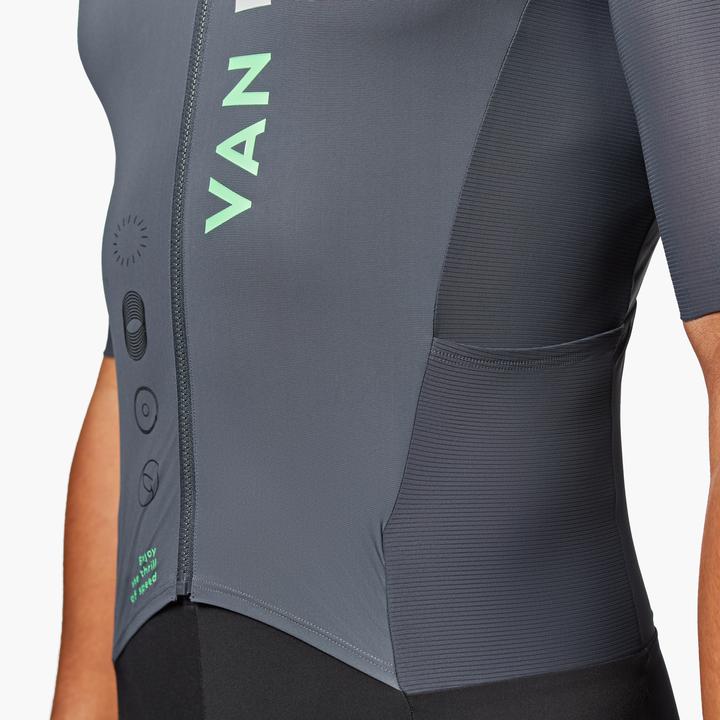 Produktbild Van rysel Zeitfahranzug Rennrad Sommer RCR-R 2 Team Herren grau (XXL)