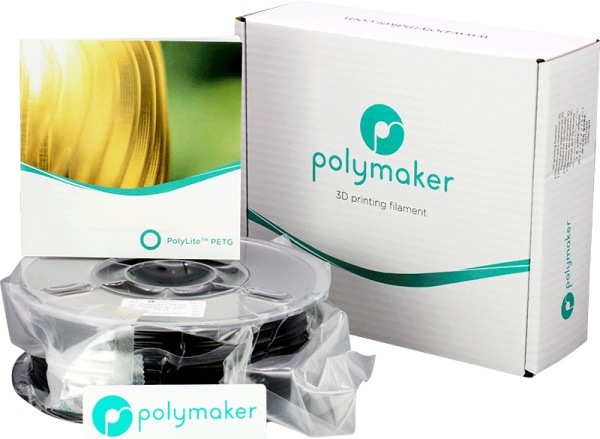 Produktbild Polymaker PolyLite PETG (PETG, 1.75 mm, 1000 g, Schwarz)