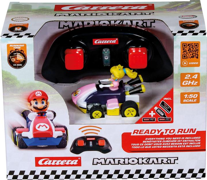 Actual product image Carrera 2,4GHz Mario Kart Mini RC - Peach (Paperbox)