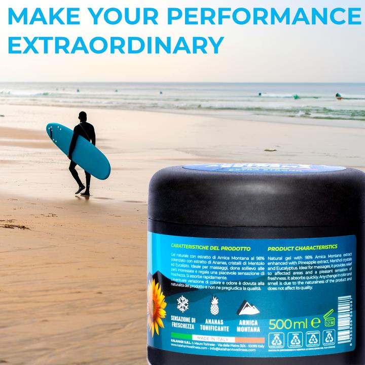 Produktbild Kalahari 4 Wellness Arnika Gel Extreme 98% - Extra Stark - Kühlendes Gel (1 x, 510 g)