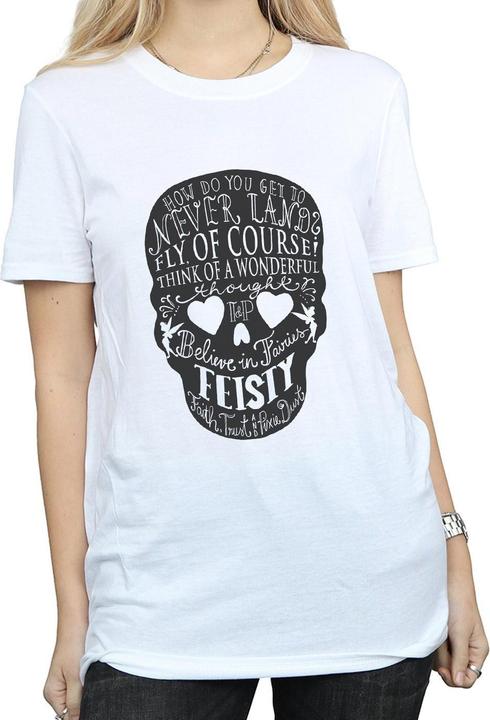 Immagine prodotto Disney Tinker Bell Skull Maglietta Ampia Donna (L)