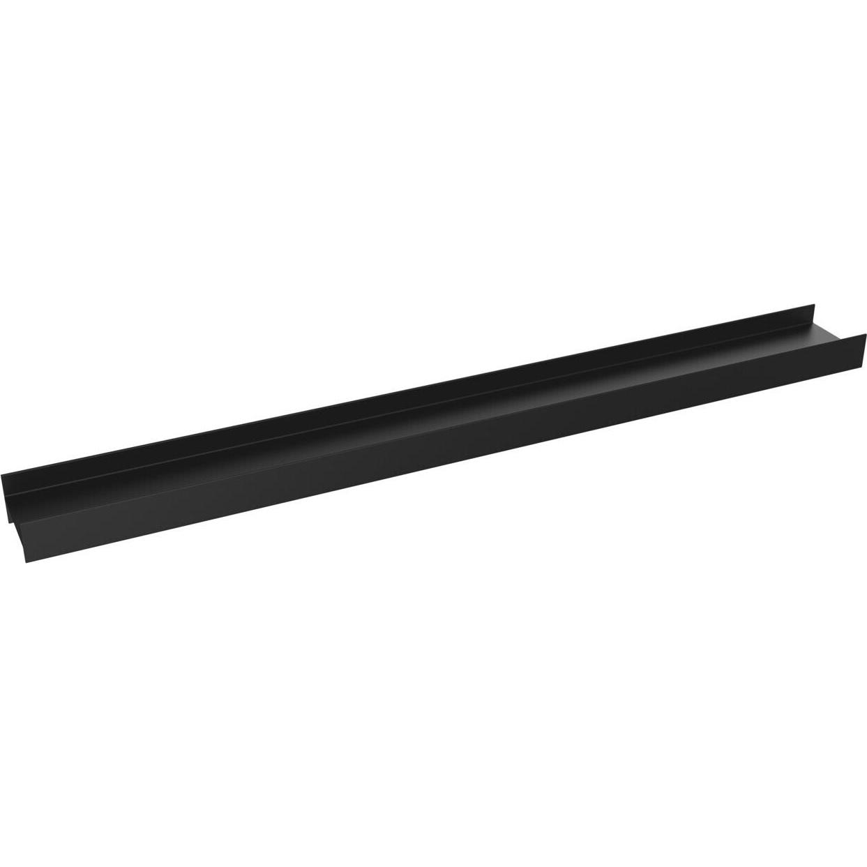 Emco, Duschrinne, aura Duschreling, 1000 mm, drei Ablaufrinnen, schwarzmatt, 854513403 (1227 mm)