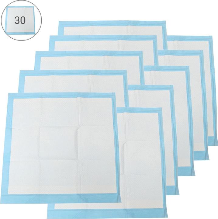 Lola Toys Puppy pad, 30 pieces, absorbent and leak-proof, 60 x 60 cm each (Dog)