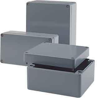 Actual product image Bopla Universal enclosure dark grey 120 x 360 x 80 mm aluminium IP66 EUROMAS (Housing)