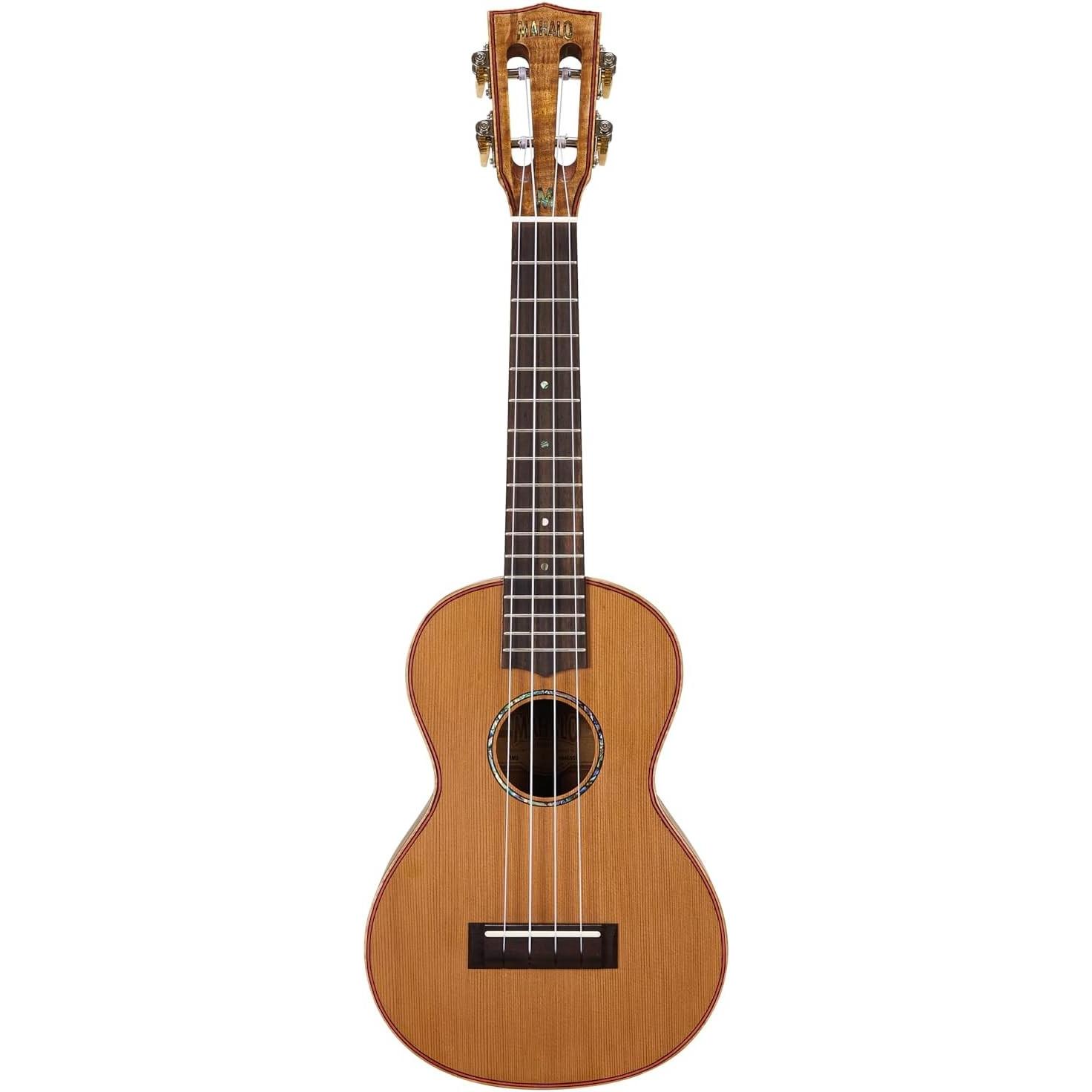 Mahalo Natürliche Bariton-Ukulele mit Überzug (Bariton) (2541)