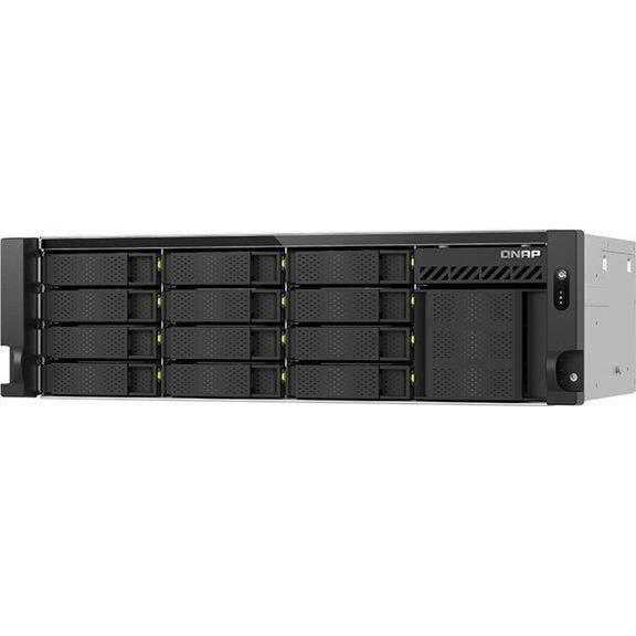 QNAP 3u Short-Depth Rackmount NAS, NAS, Grau