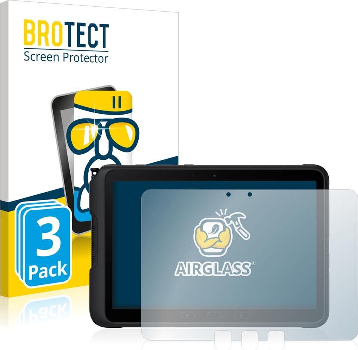Produktbild BROTECT AirGlass Panzerglasfolie (3 Stk., Samsung Galaxy Tab Active 4 Pro)