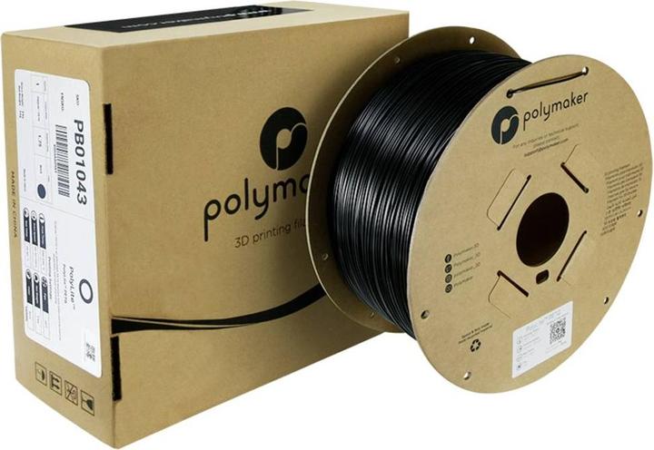Produktbild Polymaker PolyLite PETG (PETG, 1.75 mm, 3000 g, Schwarz)