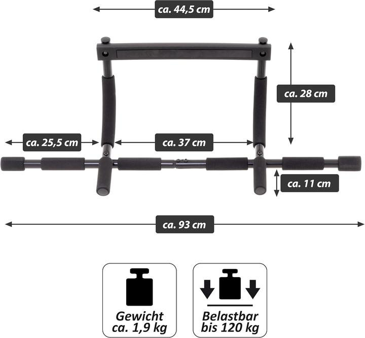 Actual product image Maxxiva Klimmzugstange mit Armschlaufen