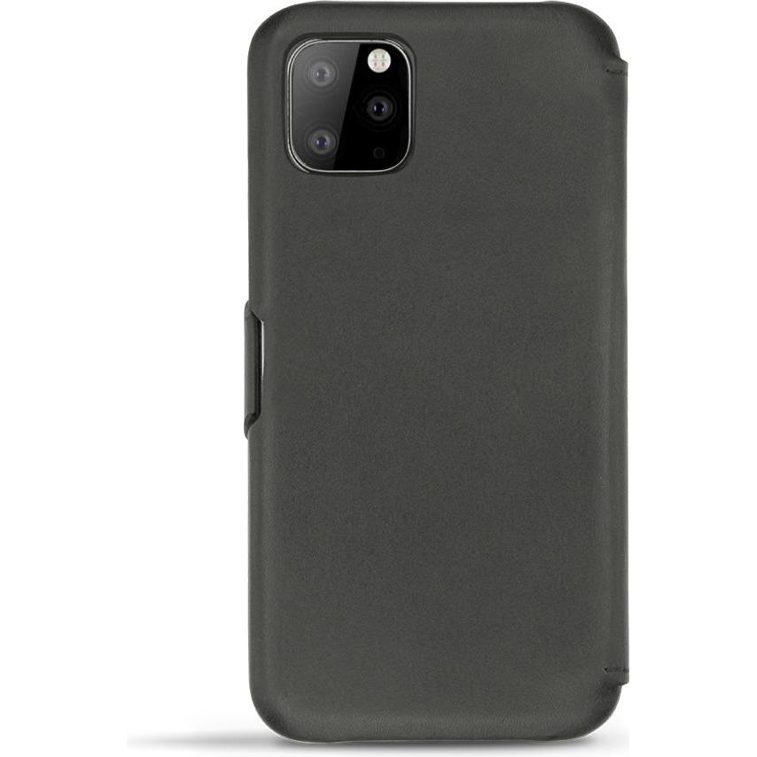 Noreve Lederschutzhülle horizontal (Apple iPhone 11 Pro Max), Smartphone Hülle, Violett