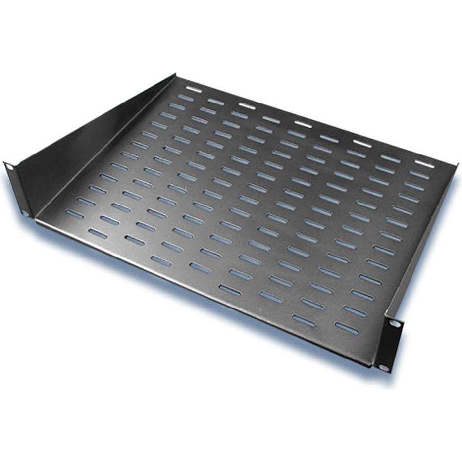 Minkels A000H-000001-900-1 Rack Zubehör Regalboden, Serverschrank Zubehör, Schwarz