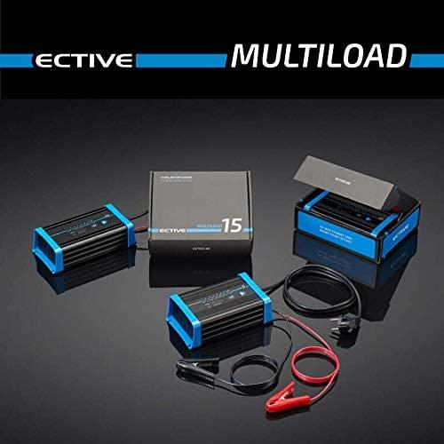 Actual product image Ective 12A 12V Lithium Battery Charger Multiload 12 LFP 8-Stages for LiFePO4 Batteries (12V, 12 A)