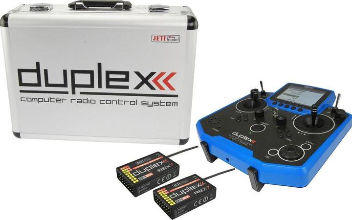 Jeti DS-12 "100 Jahre Conrad" Blau Hand-Fernsteuerung 2,4 GHz Anzahl Kanäle: 8