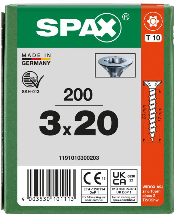 Produktbild Spax Universalschraube (200 Schrauben pro Stück)