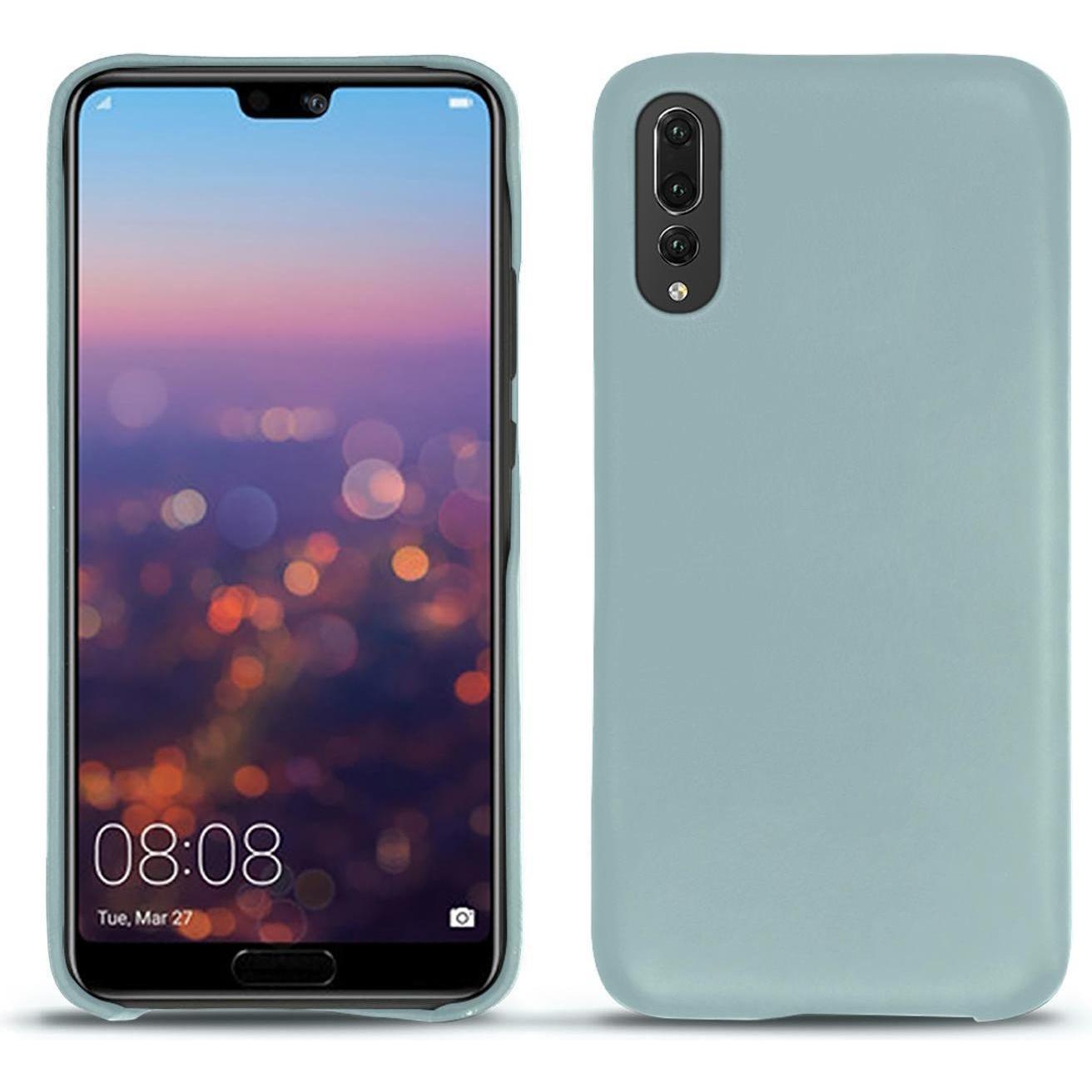 Noreve Lederschutzhülle (Huawei P20 Pro), Smartphone Hülle, Blau