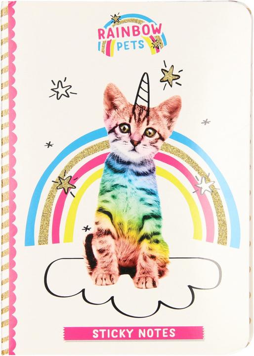Actual product image Totum Rainbow Pets - Sticky notebook Cat